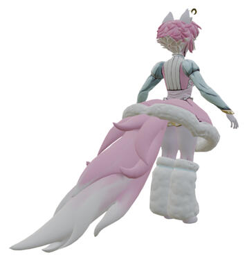 3D Model Avatar - Lady, back view