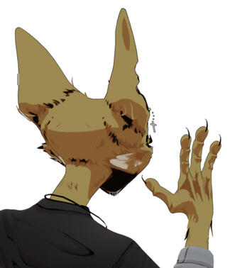 3D Model Avatar - Tom, Portrait Back