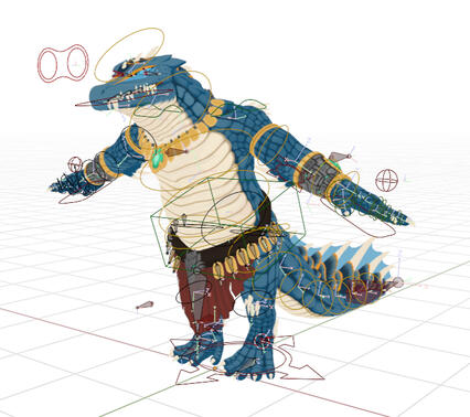 Rigged 3D Model Avatar - Aktsin