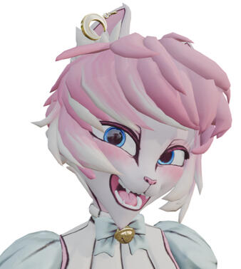 3D Model Avatar - Lady, Expression